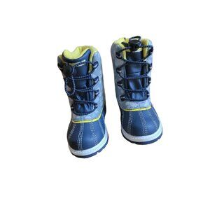 Paw Patrol Blue Winter Boots Size 7 Waterproof Toddler Shoes